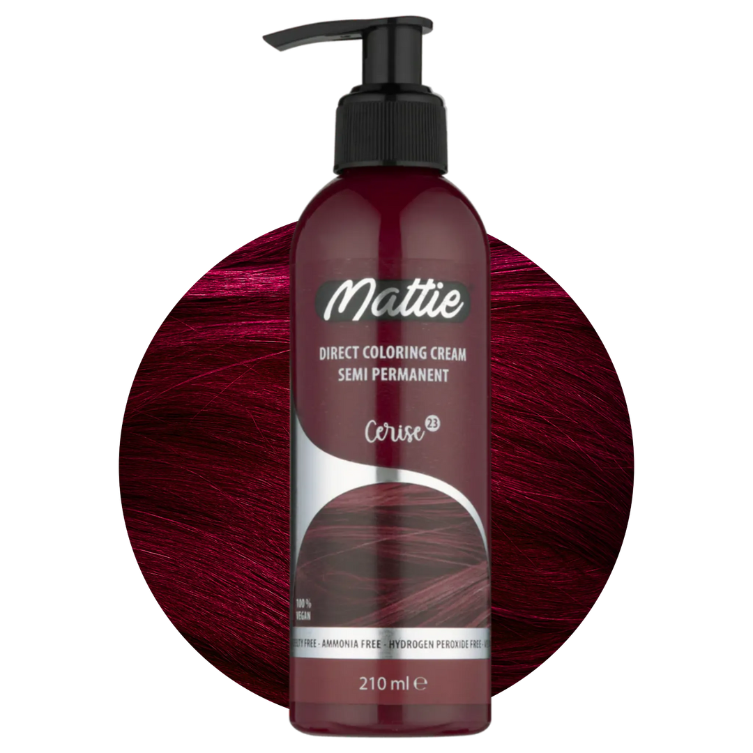 Mattie Cerise - Vegan Semi-Permanent Direct Dye Hair Color Cream 210 ml