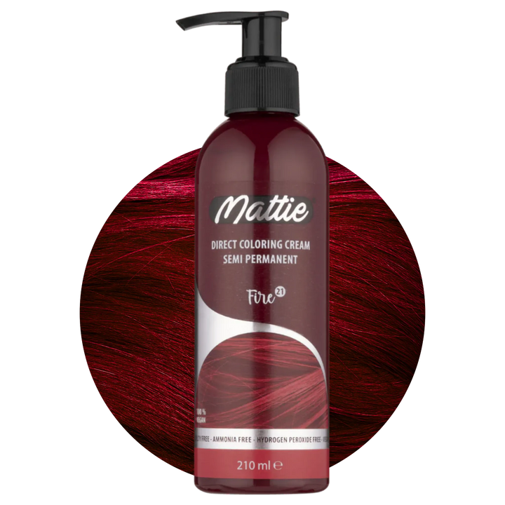 Mattie Fire - Vegan Semi-Permanent Direct Dye Hair Color Cream 210 ml