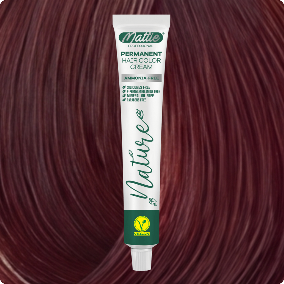 Mattie Professional Nature (6.34) Dunkelblond Goldkupfer - Vegan Permanente Haarfarbencreme 60ml