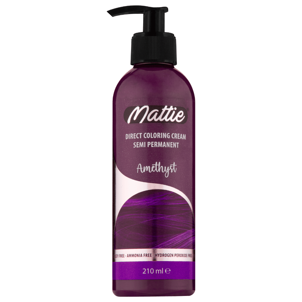 Mattie Amethyst - Vegan Semi-permanente Direktziehende Coloration Haarfarbencreme 210 ml