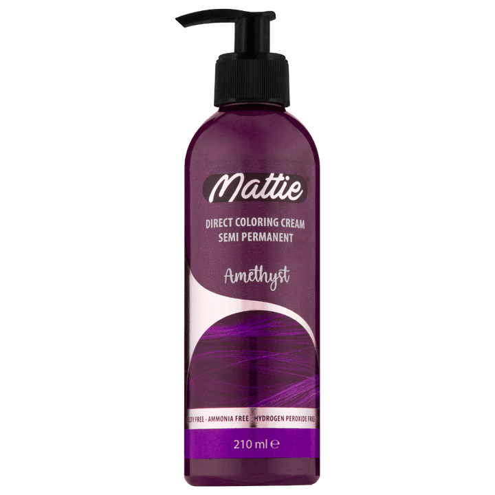 Mattie Amethyst - Vegan Semi-permanente Direktziehende Coloration Haarfarbencreme 210 ml