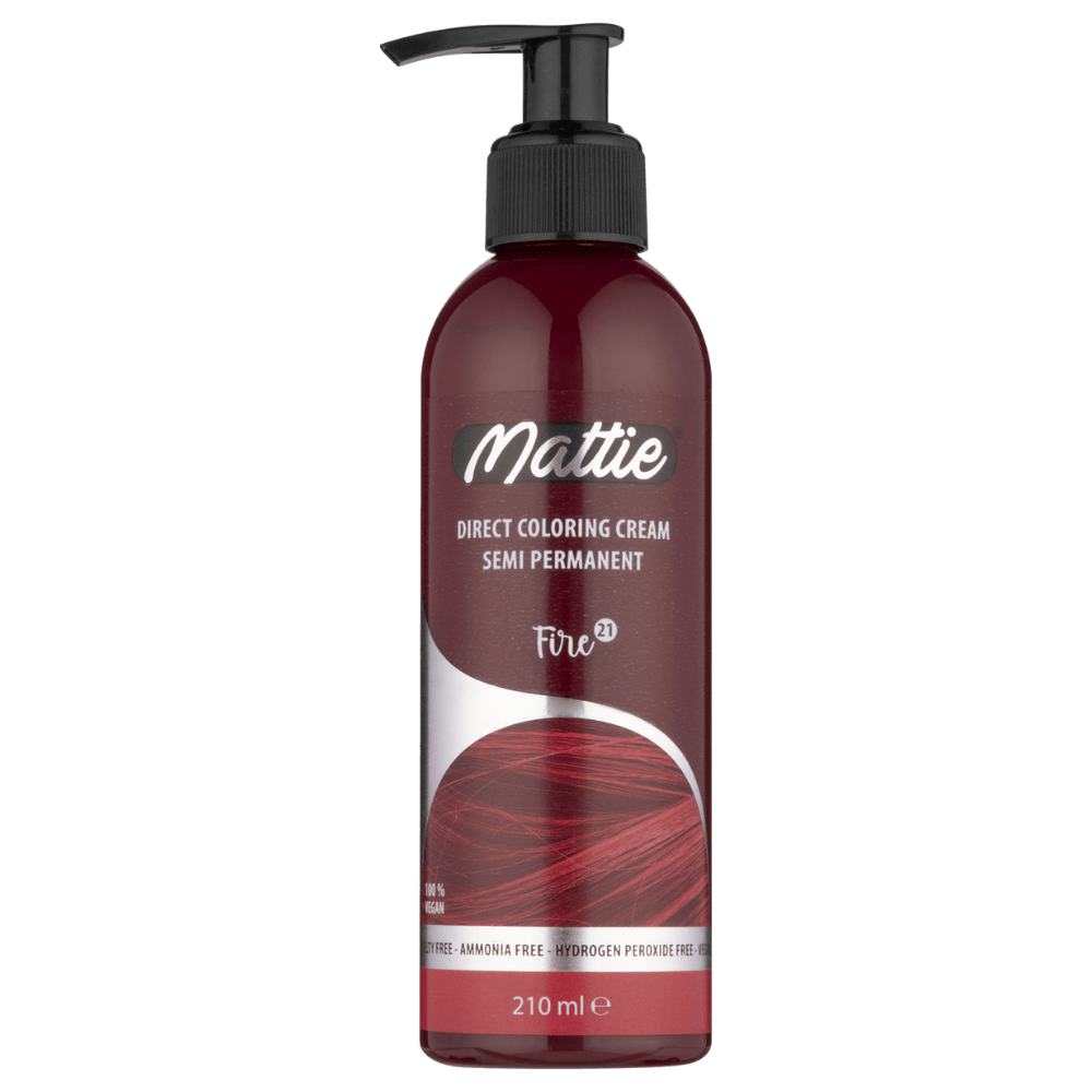 Mattie Fire - Vegan Semi-Permanent Direct Dye Hair Color Cream 210 ml