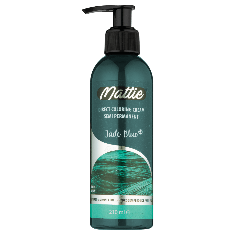 Mattie Jade Blue - Vegan Semi-permanente Direktziehende Coloration Haarfarbencreme 210 ml