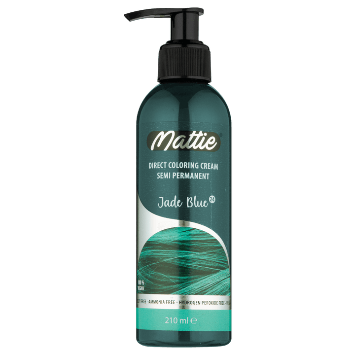 Mattie Jade Blue - Vegan Semi-permanente Direktziehende Coloration Haarfarbencreme 210 ml