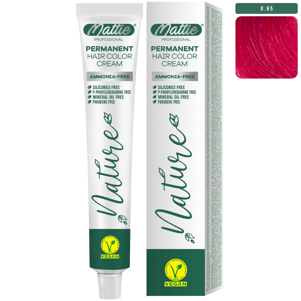 Mattie Professional Nature (0.65) Special Pink - Vegan Permanente Haarfarbencreme 60ml